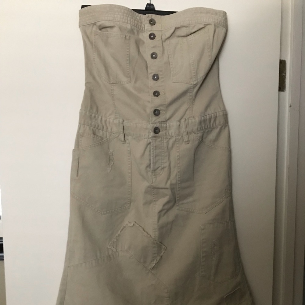 Ralph Lauren Rugby strapless jean dress